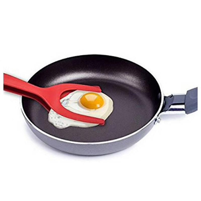 Grip And Flip Spatula Tongs