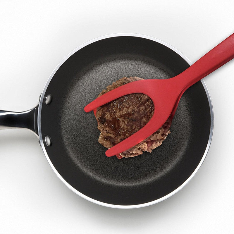 Grip And Flip Spatula Tongs