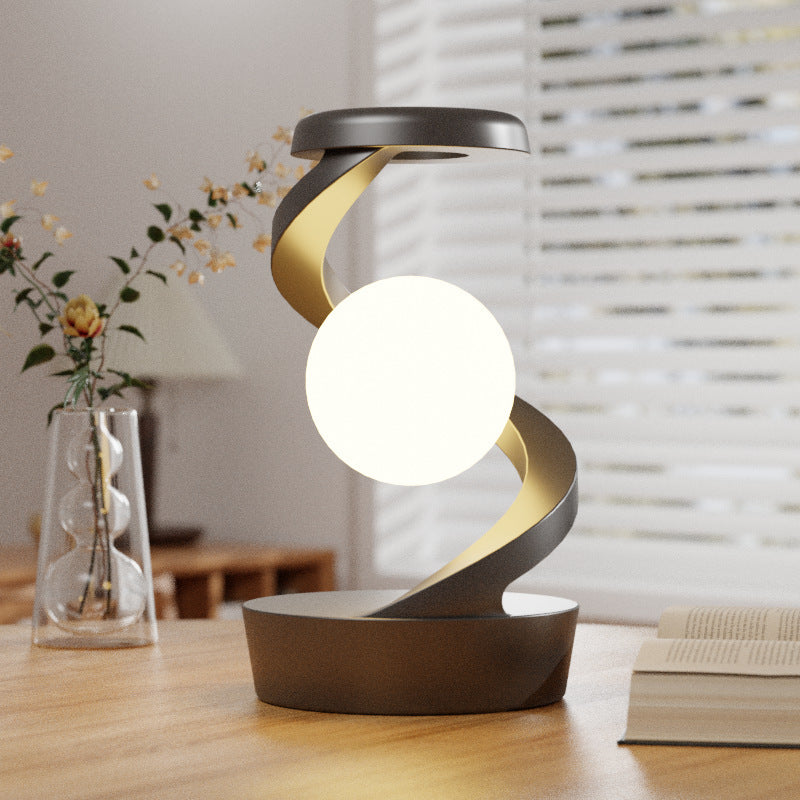 Rotating Moon Desk Lamp / Wireless Charging