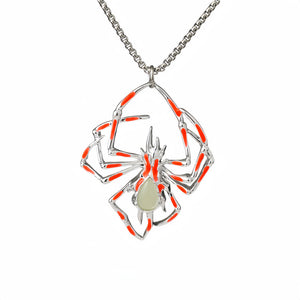 Luminescent spider Necklace
