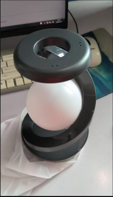 Rotating Moon Desk Lamp / Wireless Charging